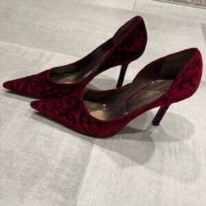 Nine West Velvet Pumps